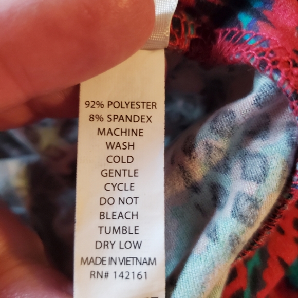 Lularoe Pineapple leggings - Picture 3 of 3